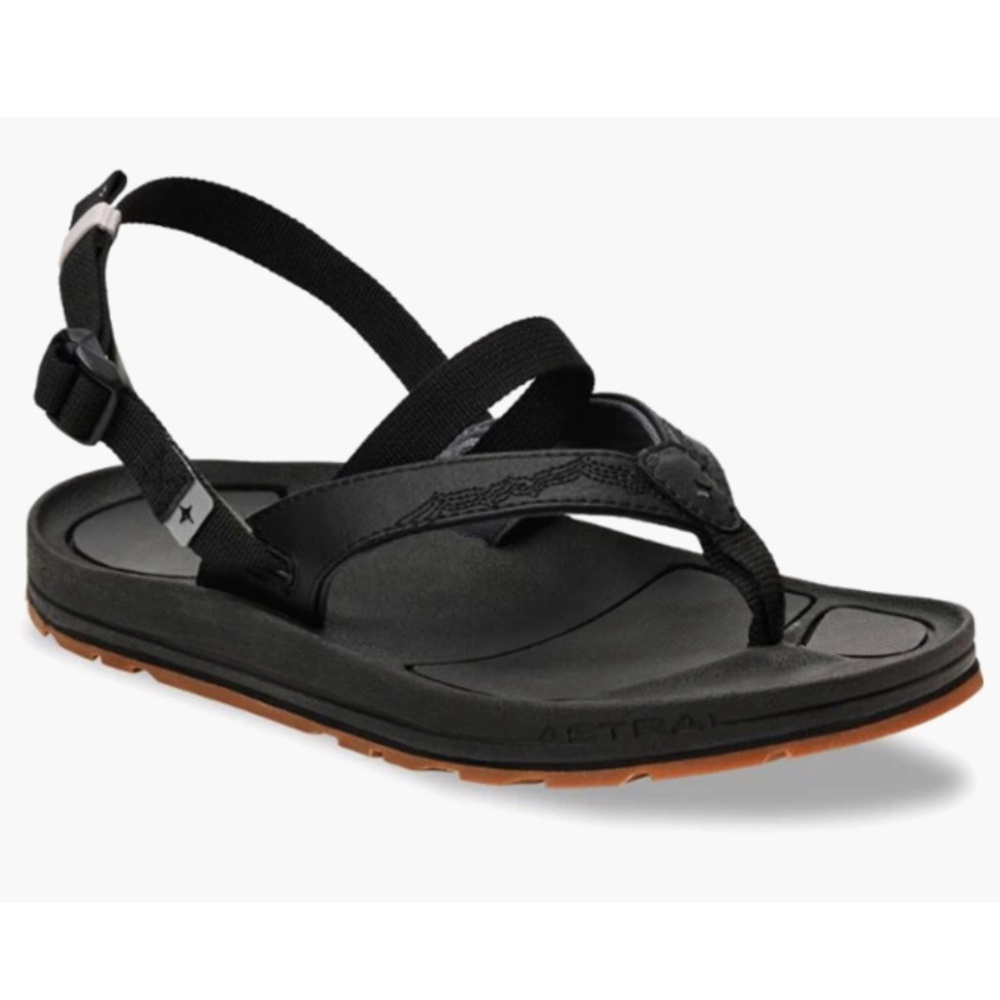 ASTRAL Rosa Flip Flops Covertible Sandals Black 8 40